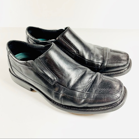Clarks Other - Clark’s Dress Shoe Loafer Black Leather Size 9.5